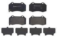 BREMBO A.B.S. All Brake Systems Remblokken – Set 4-delig – Incl. Slijtage-indicator – ECE-R90