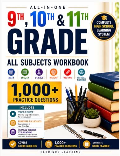 9th, 10th and 11th Grade All Subjects Workbook