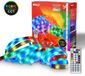 B.K.Licht BRILONER - LED Strip - 5 meter - RGB verlichting - dimbaar - met RGBIC of witte tonen - met afstandsbediening - zelfklevend