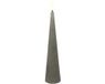 Countryfield LED kegelkaars speelgoed rustiek grijs 25cm decoratief