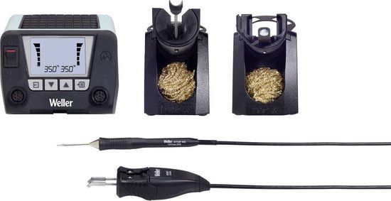 Weller WT2023M Soldeerstationset 40 W, 80 W 100 - 450 °C Incl. soldeerpunt, Incl. uitrusting, Incl. pincet
