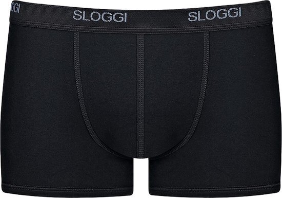 sloggi men Basic Heren Boxershort korte pijp - Zwart - Maat XL