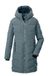 killtec meisjes Gewatteerde jas/functionele jas in donslook met capuchon KOW 219 GRLS QLTD CT, rauchblau, 140, 43505-000