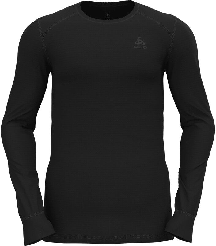 ODLO Heren BL Crew Neck L/S Active Wa shirt - Zwart - Maat: -