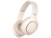 Trevi DJ 12E60 BT Headset Bedraad en draadloos Hoofdband Oproepen/muziek USB Type-C Bluetooth Crème