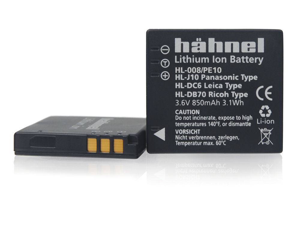 Hahnel HL-008/PE10 Camera Battery for Panasonic - 850mAh