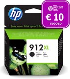HP 912XL - Zwarte inktcartridge + Instant Ink tegoed