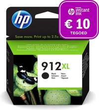 HP 912XL - Inktcartridge zwart + Instant Ink tegoed