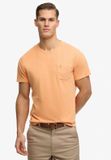 Superdry Klassiek Katoenen Linnen T-shirt met Zak Heren Tuscan Orange M