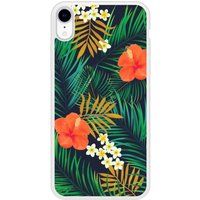 iPhone XR Tropical Bedrukt Siliconen Hoesje