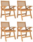 vidaXL Tuinstoel Massief Acaciahout Bruin 58x58x87 cm