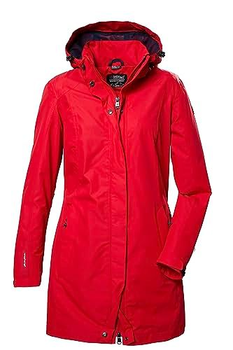 killtec Dames Functioneel jack/outdoorjack - KOS 44 WMN PRK - Rood - Maat 34