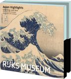 Bekking & Blitz Publishers porte-cartes avec env, carré : Asian Highlights, Collection Rijksmuseum