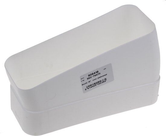 Novy 906418 Bocht met luchtgeleiders - Grijs