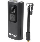 AMiO Draagbare Luchtcompressor USB-C 40W LED Display - Draadloze Bandenpomp voor Auto Motor Fiets en Ballen 10 Bar