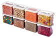 Set de 8 boîtes de conservation alimentaire hermétiques, capacité 0,8 litre