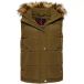 Superdry Mouwloos donsjack van imitatiebont voor dames Everest