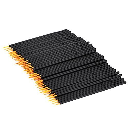 Uxsiya 100 Stuks Wegwerp Eyeliner Borstel - Make-Up Tool