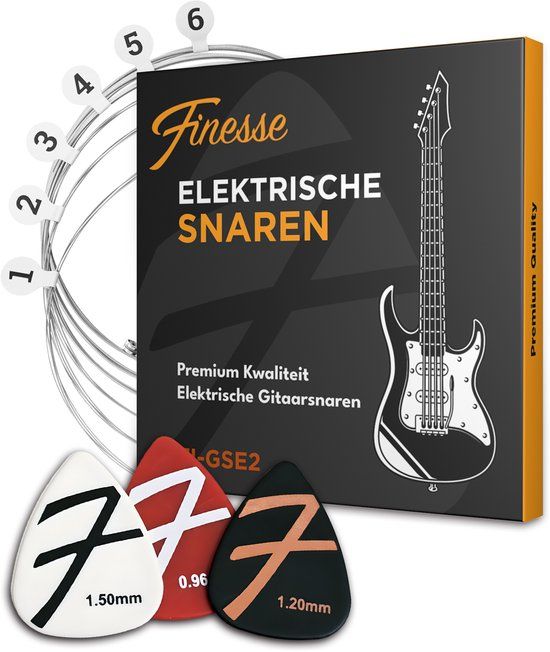 Finesse Gitaarsnaren Elektrische Gitaar - .009 tot 0.42 - Nikkel