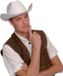 Merkloos Boland Cowboyhoed Rodeo - Wit - Maat 59