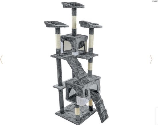 Viking Choice Krabpaal kattenboom XXL 170 cm - Grijs