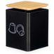 Kinvara Koffie cups/capsules houder - metaal - zwart
