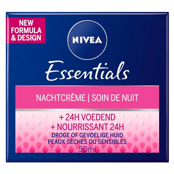 Nivea Essentials Herstellende Nachtcreme - 4005900739032