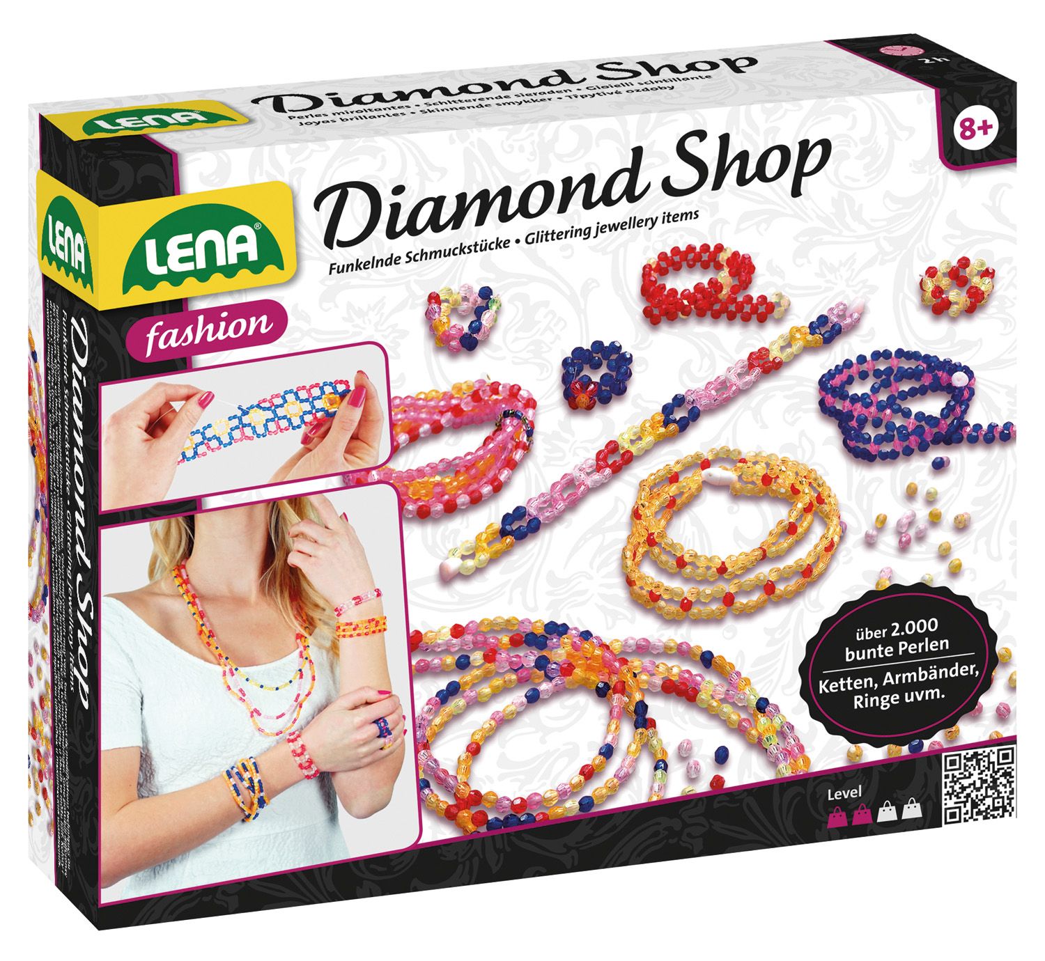 Lena Diamond Shop - Armbandjes - Meerkleurig - Kunststof - Meisje - 8 jaar en ouder