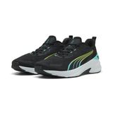 PUMA Action Pro uniseks sportschoenen 46, Black White Intense Mint Sunny Lime Green