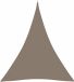 vidaXL Zonnescherm driehoekig 4x5x5 m oxford stof taupe