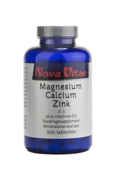 Nova Vitae Magnesium calcium 21 zink D 3 200 TB