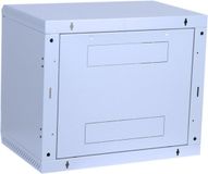 Triton Delta B4S 19" Rack Wall-mount 6U/400 glass door Wandrek Grijs