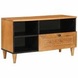 vidaXL TV-kast met lade met plank 80 x 33 x 46 cm massief mango hout