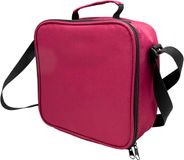 Nerthus FIH 1493 zwarte thermische lunchtas draagtas voor voedsel met isolerende binnenkant en handvat ideaal voor werk kantoor strand
