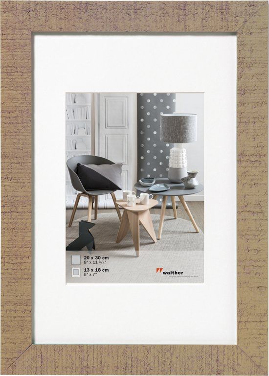 Walther Home HO130C - Fotolijst - DIN A4 - Hout - Beigebruin