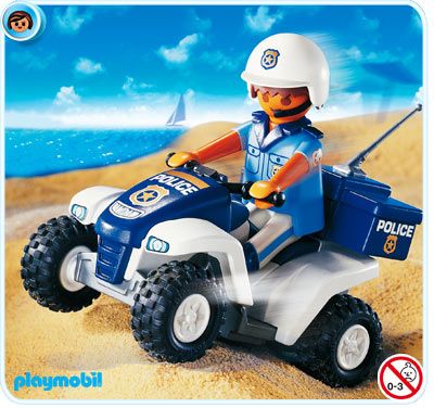 Playmobil Beach Police Toy Figure Set