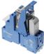 Finder 58.34.9.048.0050 Module de relais (modulaire) Tension nominale : 48 V/CC Courant de commutation (max.) : 7 A 4x contact inverseur 1 pièce(s)