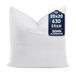 Utopia Bedding Sierkussens (set van 1, wit), 50 x 50 cm kussens voor bank, bed en bank, decoratieve vullingskussens