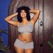 Elomi Downtime Grote Maten Bralette - Grey Marl