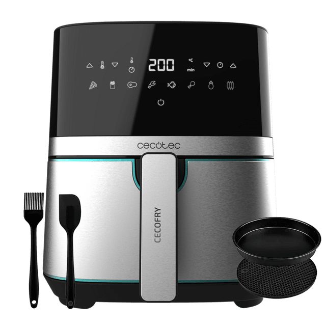 Cecotec 03317 - Heteluchtfriteuse - 5.5L - 1700W - Zwart/RVS