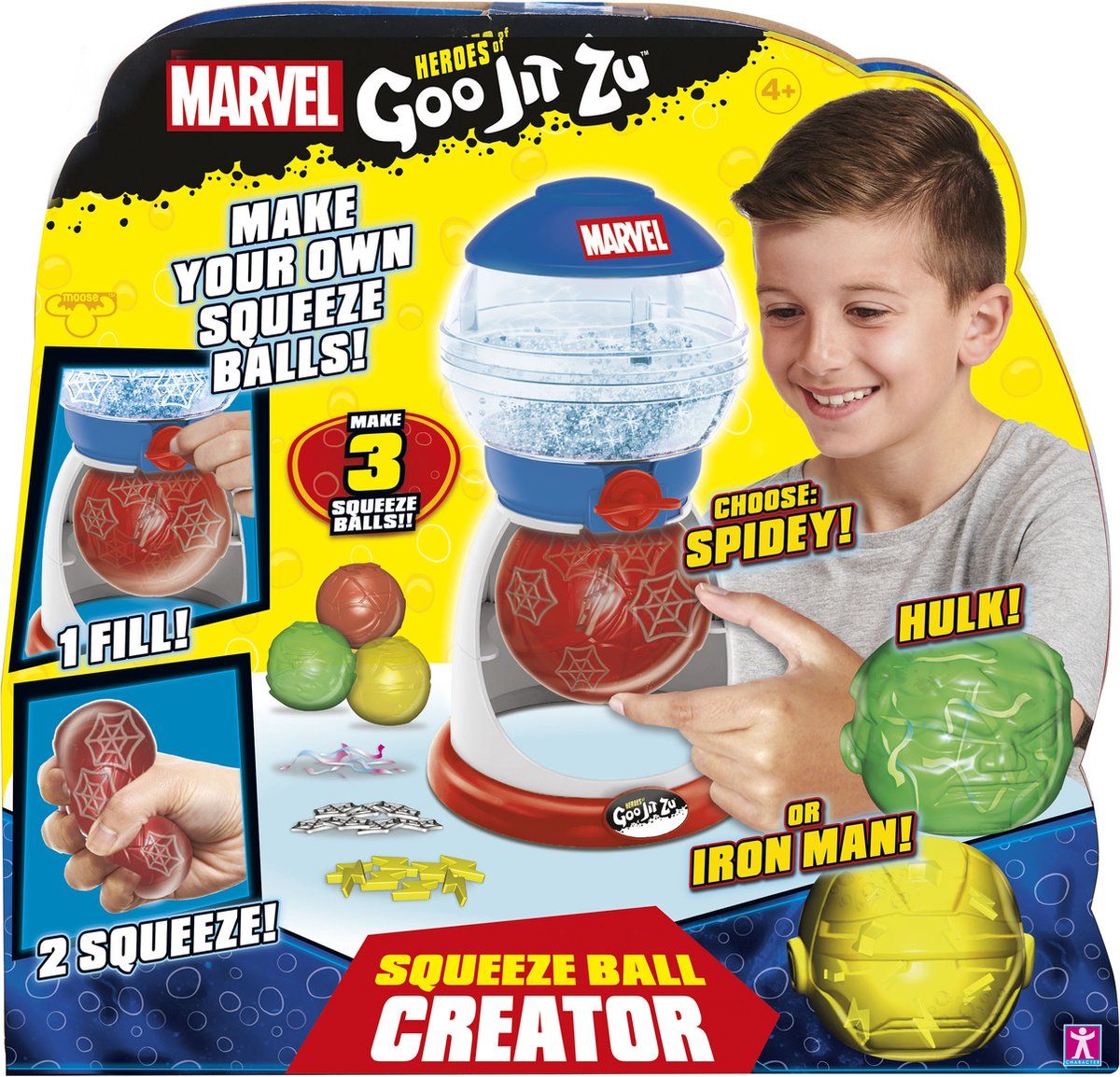 Goo Jit Zu Marvel Squeeze Ball Maker Hobbypakket - 2022