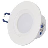 LED-spot, GEFOM LED-spot, IP65, 5 W, kleur: wit, hoek 100 °, inbouwafmetingen: 70 mm, 4000 K, 345 lm
