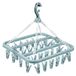 Pinces à linge - 32 pinces - Rotatif à 360 degrés - Pliable
