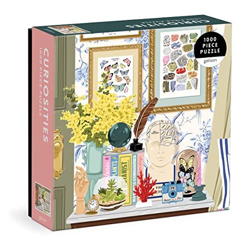 Galison Curiosities 1000 Piece Puzzle in Square Box - 9780735374980