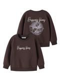 NAME IT Sweatshirt bruin / offwhite