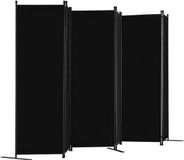 VEVOR Scheidingsscherm 3110 mm 6 Panelen Privacyscherm Zwart Kantoor