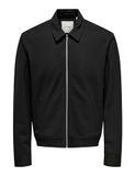 Only & Sons Vest Onsjakes 0339 Reg Zip Overshr Frml 22034236 Zwart