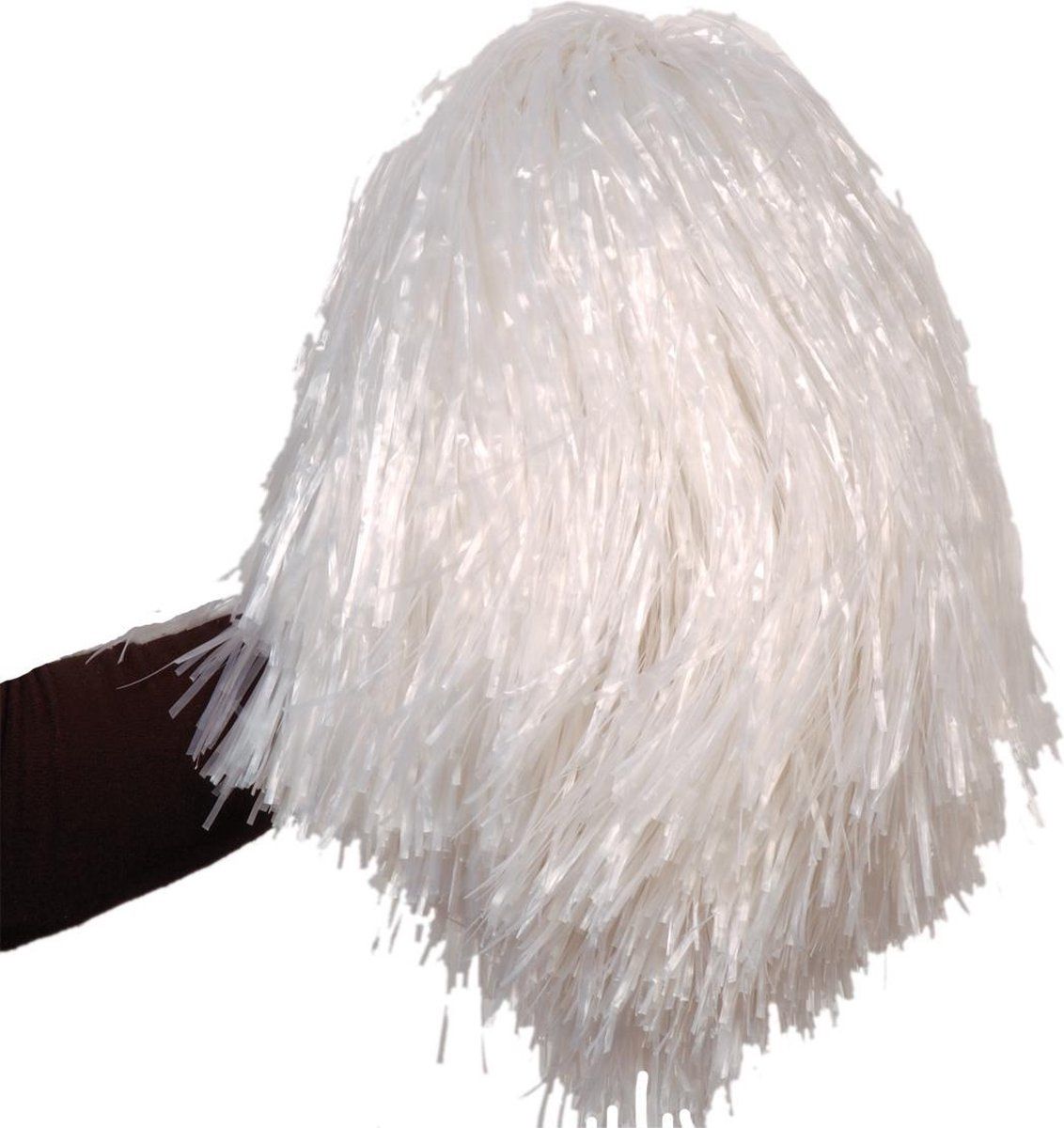 Boland Cheerleader Pompom Meisjes Wit - Per Stuk