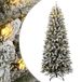 vidaXL Kunstkerstboom met 150 LED's en sneeuw - 150 cm