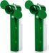 Merkloos Handventilator - Groen - 16 cm - Waaiervorm Rond